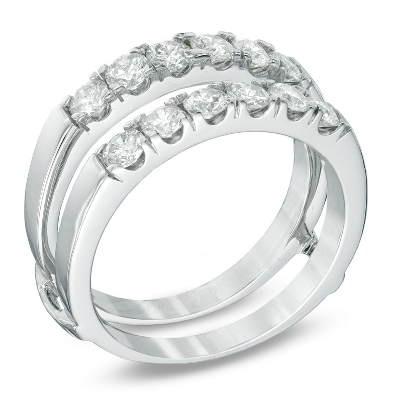 Main Image 2 of 0.96 CT. T.W. Certified Canadian Diamond Solitaire Enhancer in 14K White Gold (I/I1)