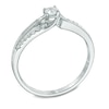 Thumbnail Image 1 of Diamond Accent Three Stone Promise Ring in Sterling Silver