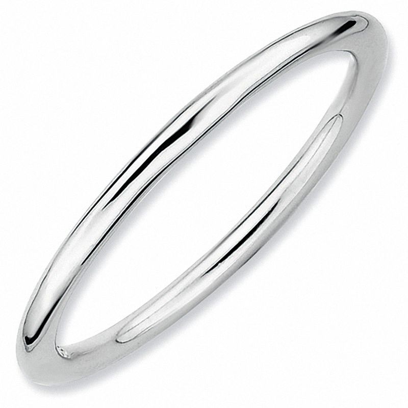 Stackable Expressions™ 1.5mm Polished Ring in Sterling Silver|Peoples Jewellers