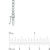 Thumbnail Image 2 of 4.00 CT. T.W. Composite Diamond Cluster Necklace in 10K White Gold