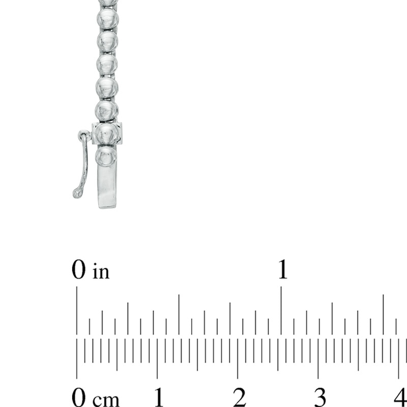 Main Image 2 of 4.00 CT. T.W. Composite Diamond Cluster Necklace in 10K White Gold