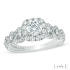 Thumbnail Image 1 of Vera Wang Love Collection 1.20 CT. T.W. Diamond Frame Engagement Ring in 14K White Gold