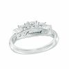 0.25 CT. T.W. Diamond Three Stone Ring in 10K Gold