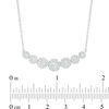 Thumbnail Image 2 of 1.00 CT. T.W. Composite Diamond Necklace in 10K White Gold