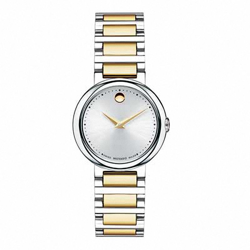 Ladies' Movado Concerto Museum® Dial Two-Tone Watch (Model: 0606703)|Peoples Jewellers