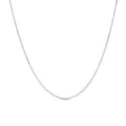 1.3mm Box Chain Necklace in Sterling Silver - 18&quot;