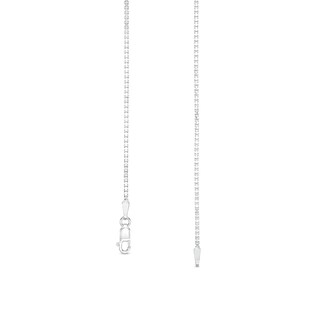 1.3mm Box Chain Necklace in Sterling Silver