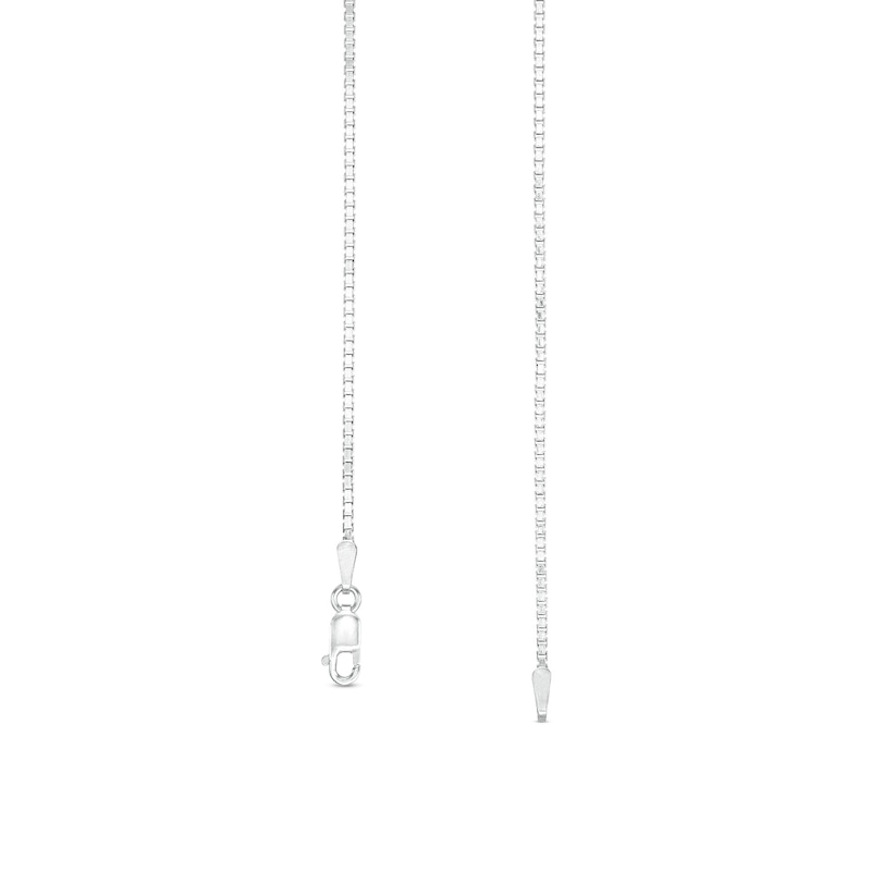 1.3mm Box Chain Necklace in Sterling Silver - 20"