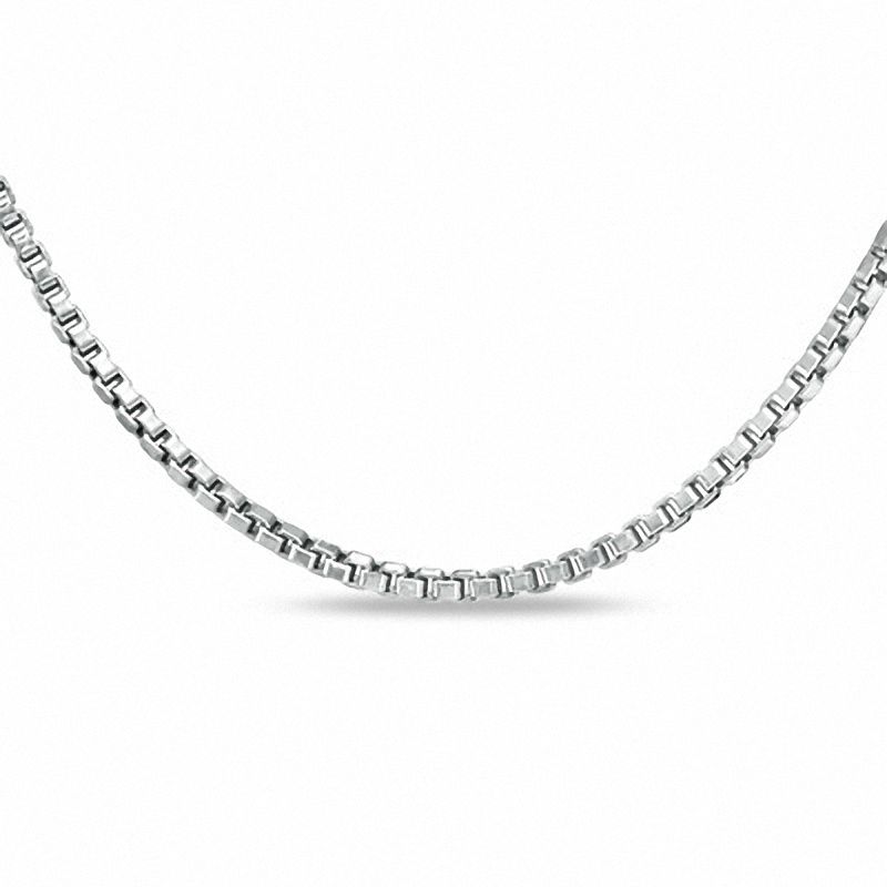 1.3mm Box Chain Necklace in Sterling Silver