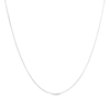 Thumbnail Image 0 of Ladies' Adjustable 0.8mm Box Chain Necklace in Sterling Silver - 22"