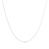 Thumbnail Image 1 of Ladies' Adjustable 0.8mm Box Chain Necklace in Sterling Silver - 22"