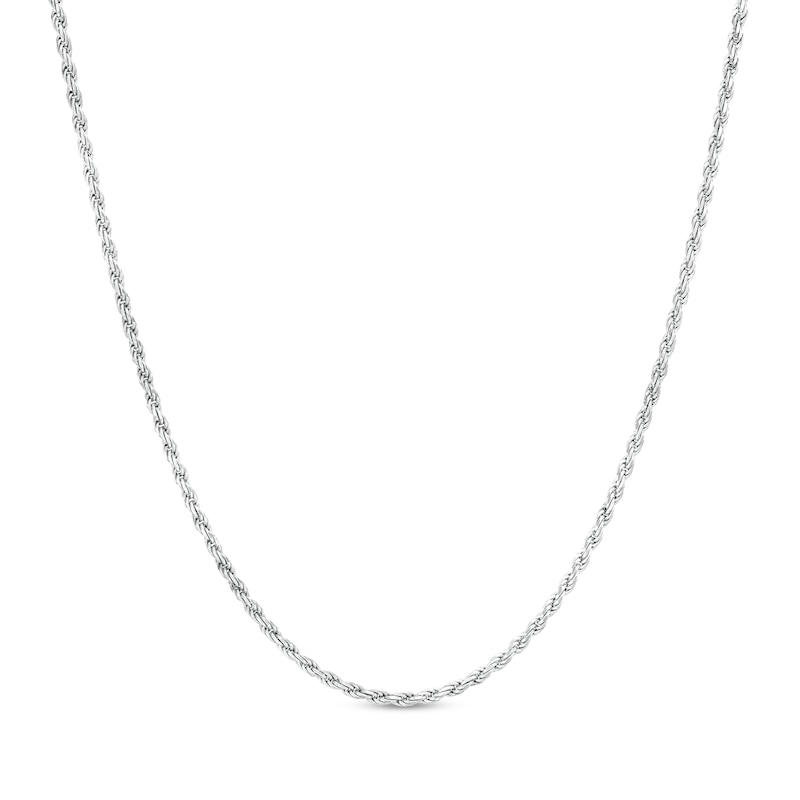 1.8mm Rope Chain Necklace in Sterling Silver