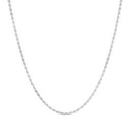 1.8mm Rope Chain Necklace in Sterling Silver - 24&quot;