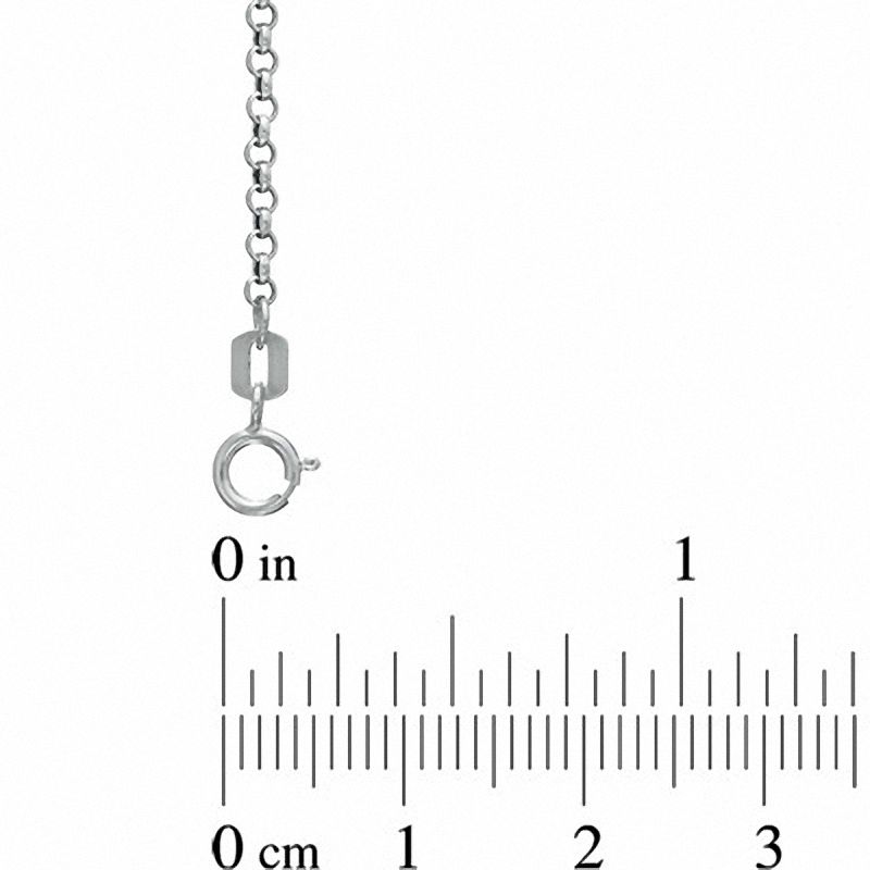Main Image 2 of 2.5mm Rolo Chain Necklace in Sterling Silver - 20&quot;