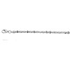 Thumbnail Image 1 of Ladies' 1.5mm Sparkle Chain Necklace in Sterling Silver - 16"