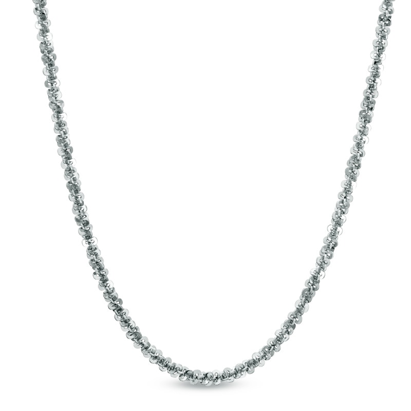 Ladies' 1.5mm Sparkle Chain Necklace in Sterling Silver - 18"