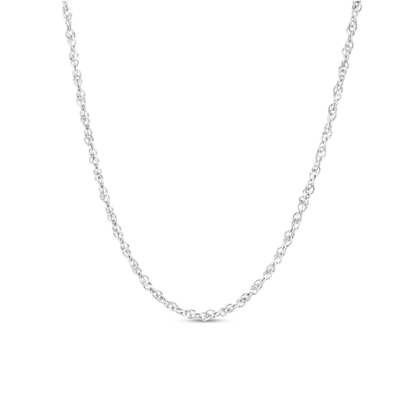 2.0mm Singapore Chain Necklace in Sterling Silver