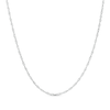 Thumbnail Image 1 of 2.0mm Singapore Chain Necklace in Sterling Silver - 20"
