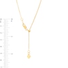 Thumbnail Image 2 of Ladies' 0.7mm Adjustable Box Chain Necklace in 10K Gold - 22"
