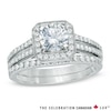 Thumbnail Image 0 of Celebration Canadian Lux® 1.30 CT. T.W. Diamond Bridal Set in 18K White Gold (I/SI2)