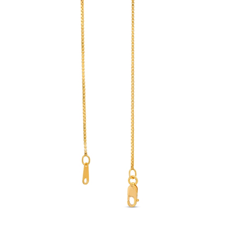 1.0mm Box Chain Necklace in 10K Gold - 20"
