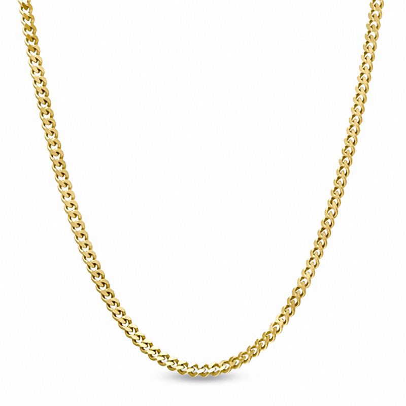 1.0mm Gourmette Chain Necklace in 10K Gold