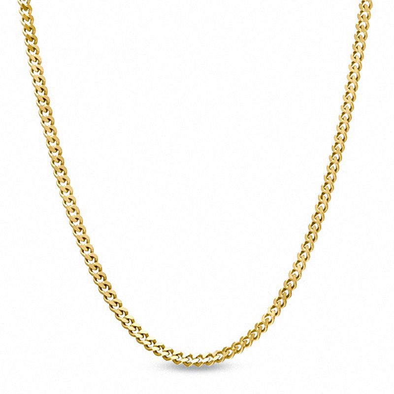 Main Image 1 of 1.0mm Gourmette Chain Necklace in 10K Gold - 20"