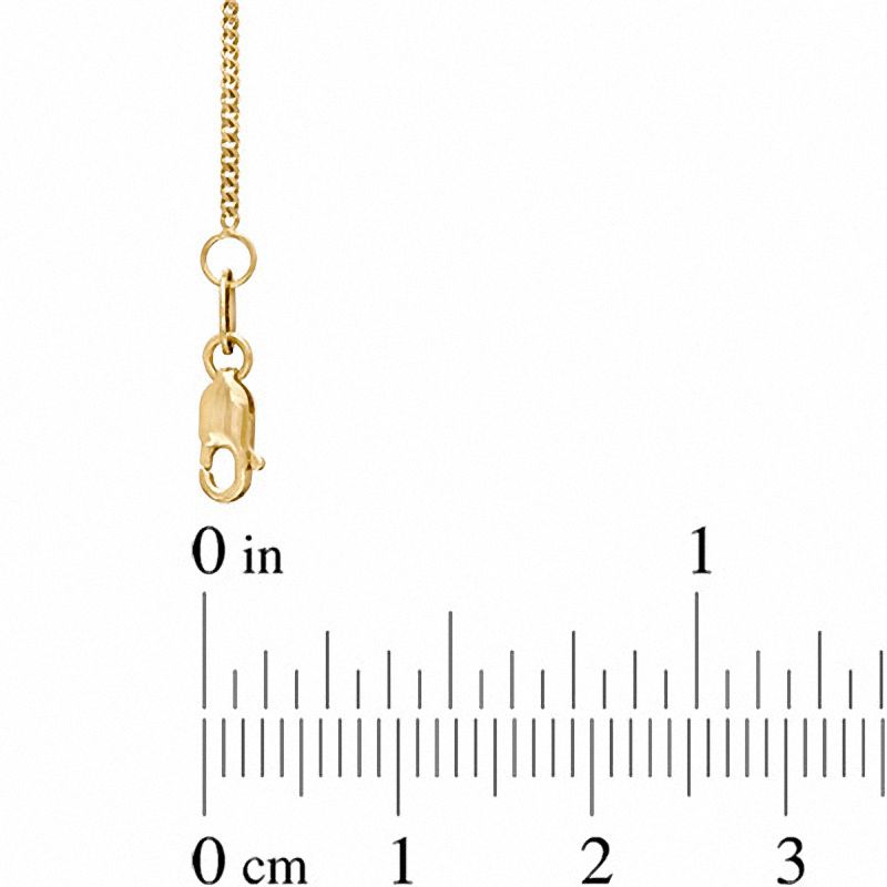 1.0mm Gourmette Chain Necklace in 10K Gold - 20"