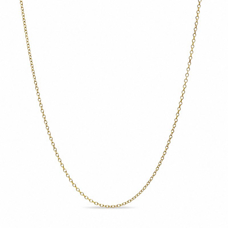 1.0mm Cable Chain Necklace in 10K Gold|Peoples Jewellers