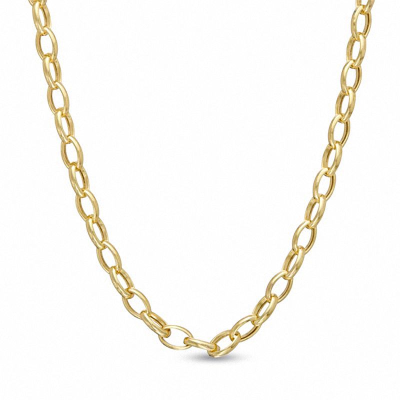 1.9mm Rolo Chain Necklace in 10K Gold - 18"