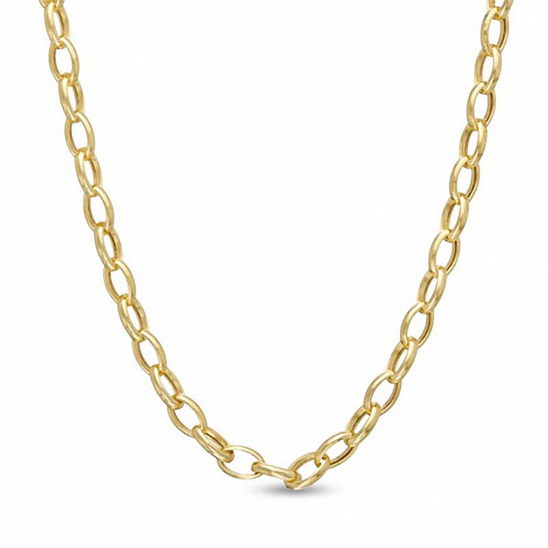 Main Image 1 of 1.9mm Rolo Chain Necklace in 10K Gold - 20"