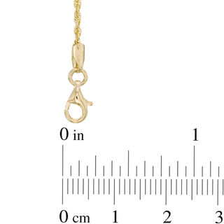 1.5mm Rope Chain Necklace in 10K Gold - 20"
