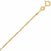 Thumbnail Image 0 of 025 Gauge Singapore Chain Necklace in 10K Gold - 16"