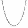 Thumbnail Image 1 of 1.0mm Gourmette Chain Necklace in 10K White Gold - 18"