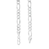 Thumbnail Image 3 of Men's 6.5mm Figaro Chain Necklace in Sterling Silver - 22"