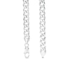 Thumbnail Image 2 of Men's 7.0mm Curb Chain Necklace in Sterling Silver - 22"