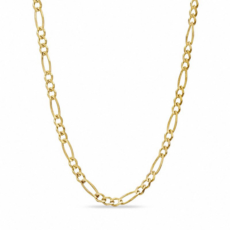 Men's 3.1mm Figaro Chain Necklace in 14K Gold - 20"|Peoples Jewellers