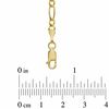 Thumbnail Image 2 of Men's 3.1mm Figaro Chain Necklace in 14K Gold - 20"