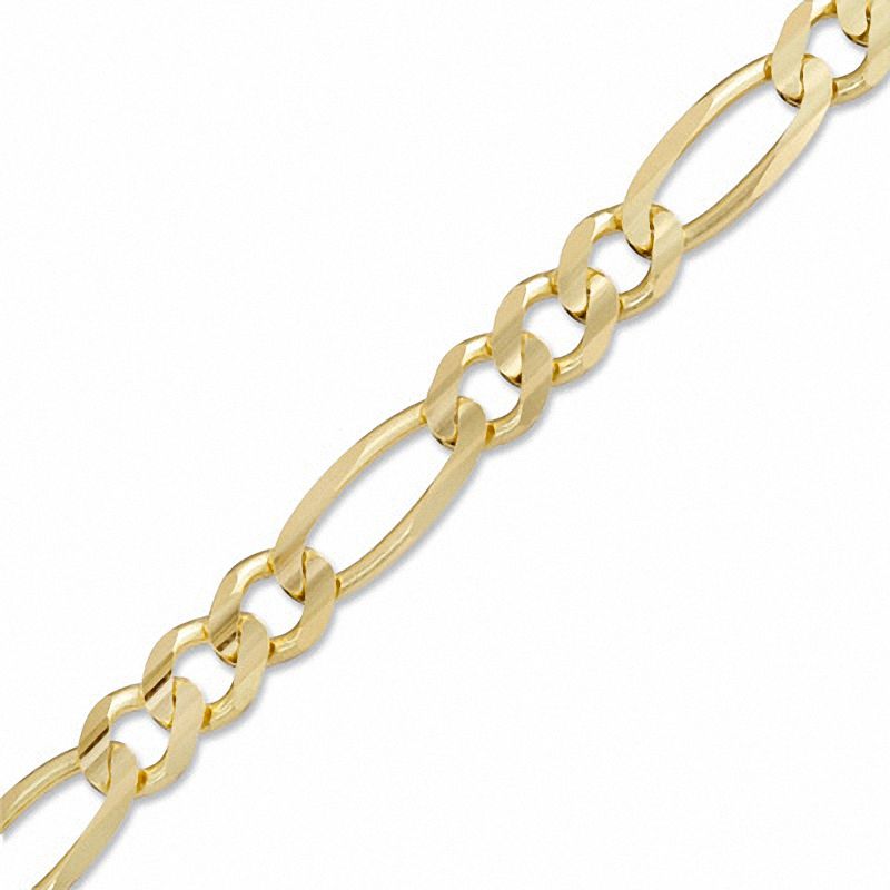 Men's 5.0mm Figaro Chain Bracelet in 10K Gold - 8.5"|Peoples Jewellers