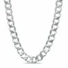 Men's 7.8mm Curb Chain Necklace in Sterling Silver - 24"