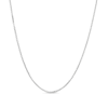 Thumbnail Image 0 of Ladies' 0.7mm Adjustable Box Chain Necklace in 10K White Gold - 22"
