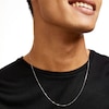 Thumbnail Image 2 of Ladies' 0.7mm Adjustable Box Chain Necklace in 10K White Gold - 22"