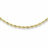 Thumbnail Image 0 of 1.0mm Adjustable Rope Chain Necklace in 14K Gold - 22"