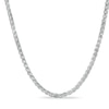 Thumbnail Image 0 of Adjustable 1.0mm Wheat Chain Necklace in 14K White Gold - 22"