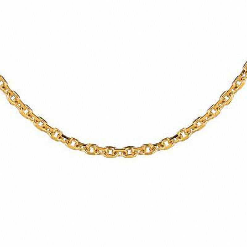 1.5mm Cable Chain Necklace in 14K Gold - 20"