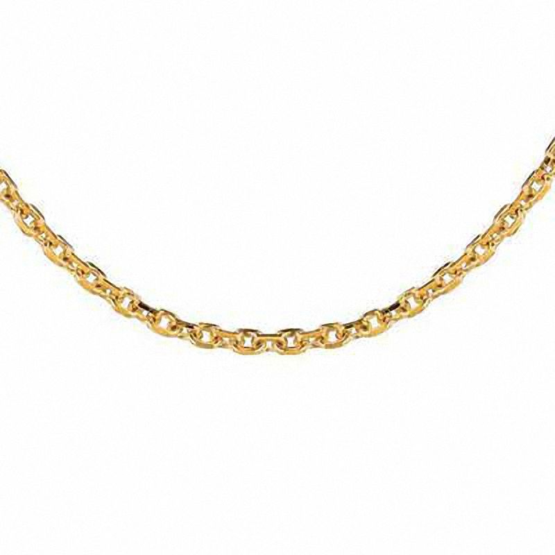 Main Image 1 of 1.5mm Cable Chain Necklace in 14K Gold - 20"