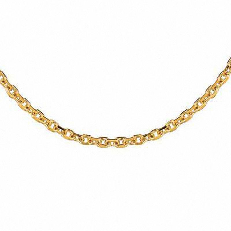 1.5mm Cable Chain Necklace in 14K Gold