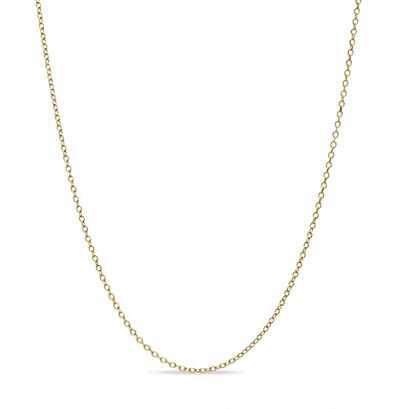 1.1mm Cable Chain Necklace in 14K Gold|Peoples Jewellers