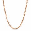 1.1mm Cable Chain Necklace in 14K Rose Gold - 18"