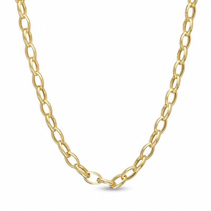 1.9mm Rolo Chain Necklace in 14K Gold